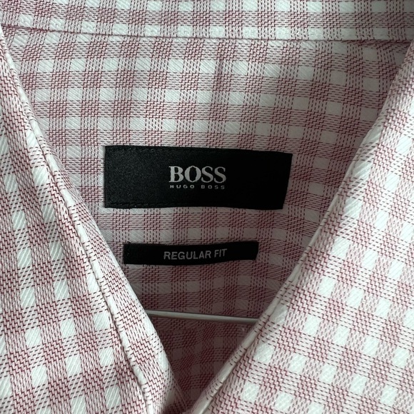 Hugo Boss Spread Collar Dress Shirt. Pristine Condition. - Picture 6 of 7